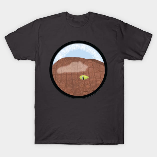 Looming Raptor T-Shirt by FlyNebula